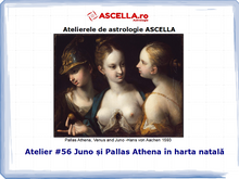Load image into Gallery viewer, #56- Juno și Pallas Athena în harta natală