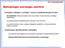 Load image into Gallery viewer, #71 Astrologia electivă - elemente de bază