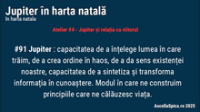 Load image into Gallery viewer, #91 Jupiter în harta natală - partea a 2-a
